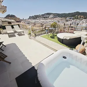 Luna With Jacuzzi, 5mins Walking To The Beach, Sea And Castle View Big Terrace Apartamento